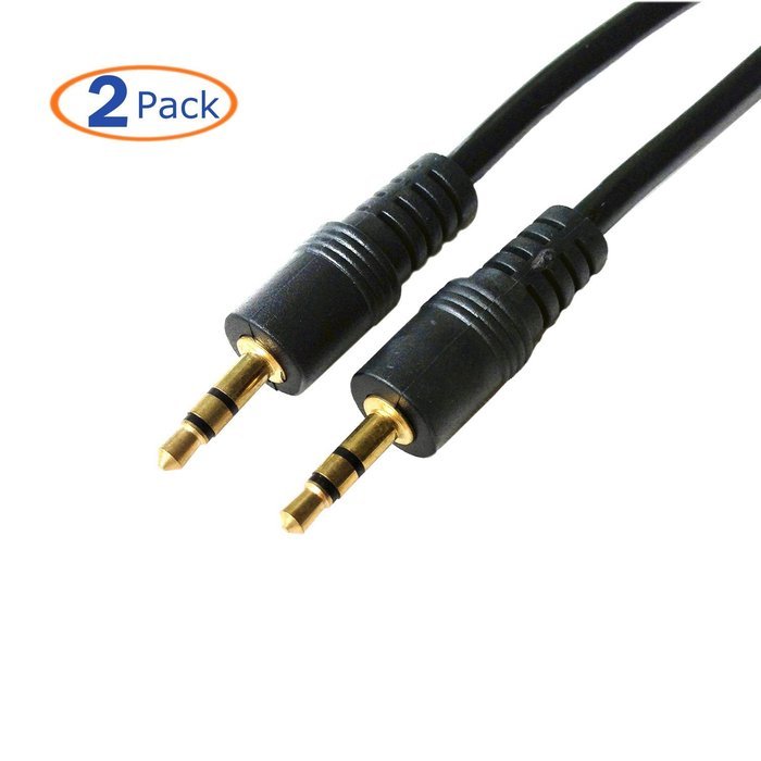 Conwork 30 Feet 3.5mm Headset Audio Cable Male to Male Stereo AUX Extension Cable N5