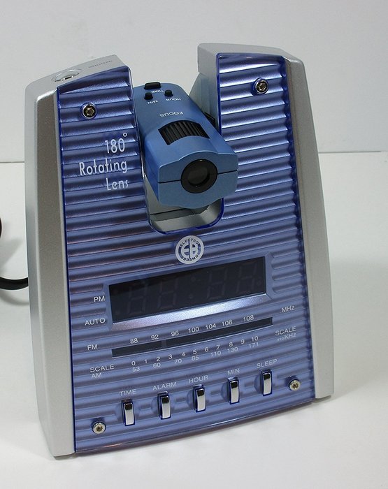 Electro Brand AM/FM Projection Clock Radio Model 4636 N3