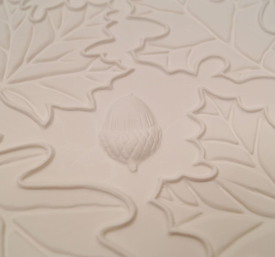 Leaf And Acorn Texture Mold N2