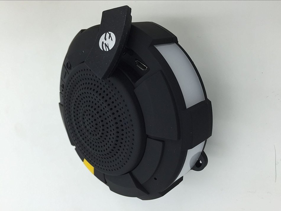 BM7 Portable Cycling Water Resistant Bluetooth Speaker with LED Lighting & Built in Microphone for Outdoor & Indoor...