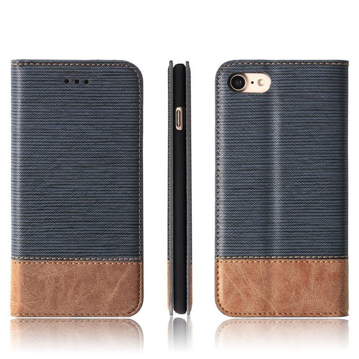 Case iPhone 7 Plus Cover,TechCode Smart Pattern Folio Stand with Card Slot Design Wallet Type Flip PU Leather...