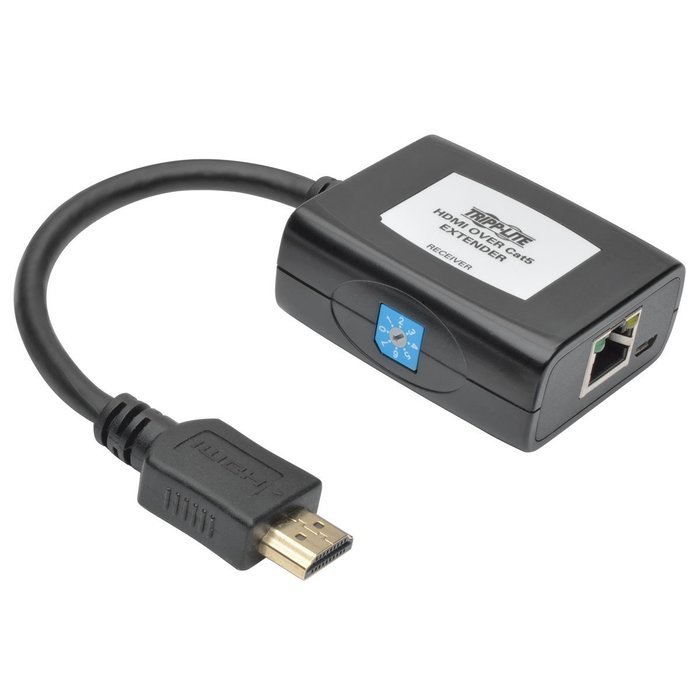 Tripp Lite HDMI Over Cat5 / Cat6 Extender, Receiver for Video and Audio 1920x1200 1080p at 60Hz(B126-1P0) N3