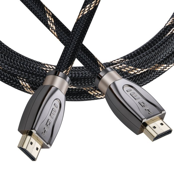 JINPIN HDMI Cable 12ft-blue is a Ultra High Speed HDMI ethernet cable.The 4k audio cable Support 1080P, 3D,4k,... N18