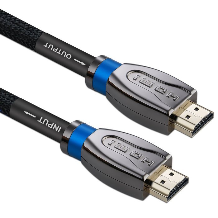 JINPIN HDMI Cable 12ft-blue is a Ultra High Speed HDMI ethernet cable.The 4k audio cable Support 1080P, 3D,4k,... N23