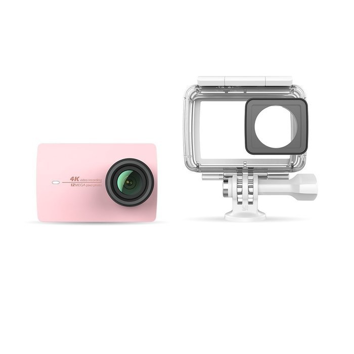 YI 4K Action Camera with Selfie Stick & Bluetooth Remote (US Edition) Night Black N22