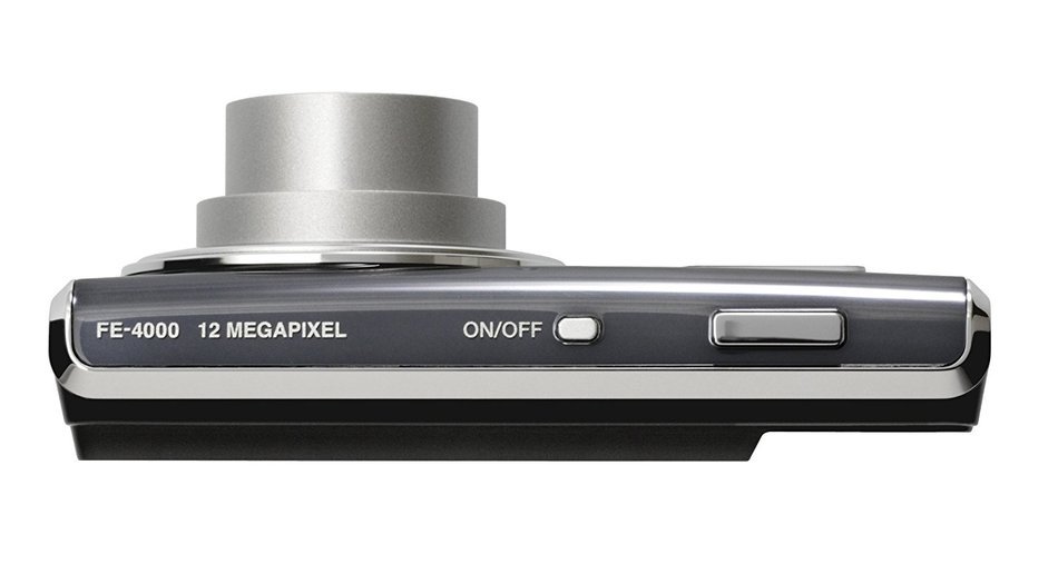 Olympus FE-4000 12MP Digital Camera with 4x Wide Angle Optical Zoom and 2.7 inch LCD (Dark Grey) N10