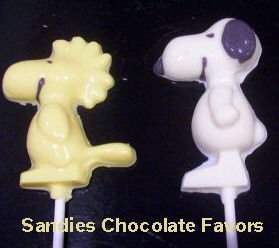 Pudgy Beagle Dog and Bird Chocolate Candy Lollipop Mold