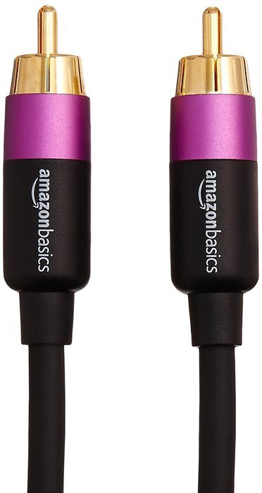 AmazonBasics Subwoofer Cable - 50 Feet N10