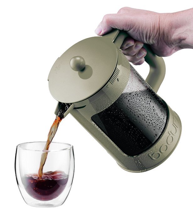 Bodum K11683-133 Bean Set Ice Coffee Maker, 12 Cup/51 oz, Sand N8