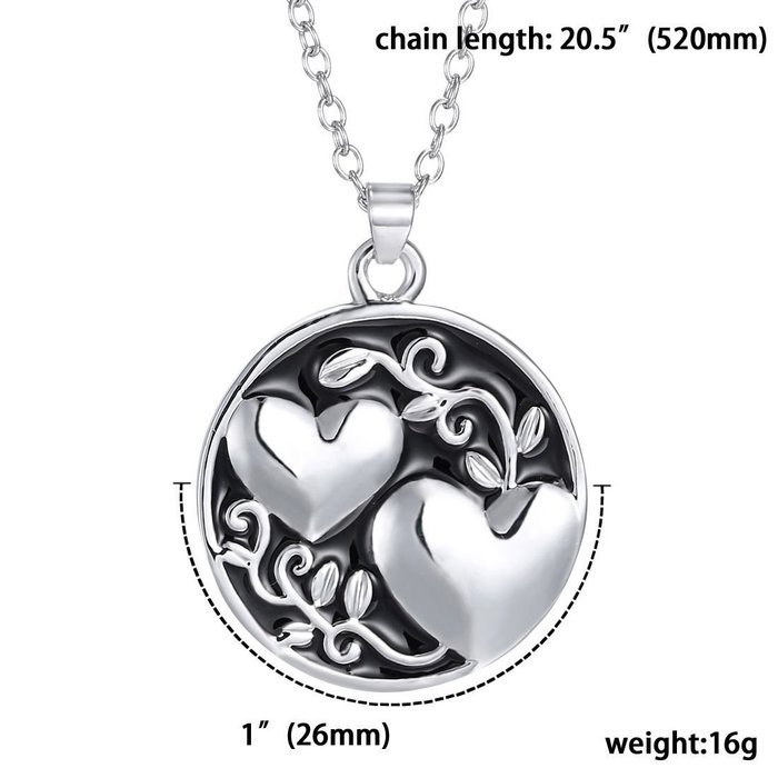 2016 New Women's Sister Tree Two-Sided Alloy Pendant Necklace Love Family Gifts N3