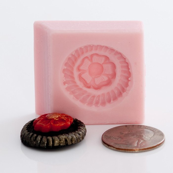 Floral Western Concho Silicone Mold Chocolate, Fondant, Candy, Mints, Resin, Clay, Flexible and Easy to Use.