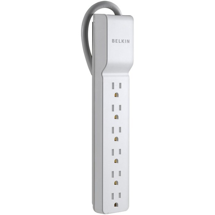 Belkin 8-Outlet Commercial Power Strip Surge Protector with 8-Foot Power Cord, 2500 Joules (BE108000-08-CM) N11