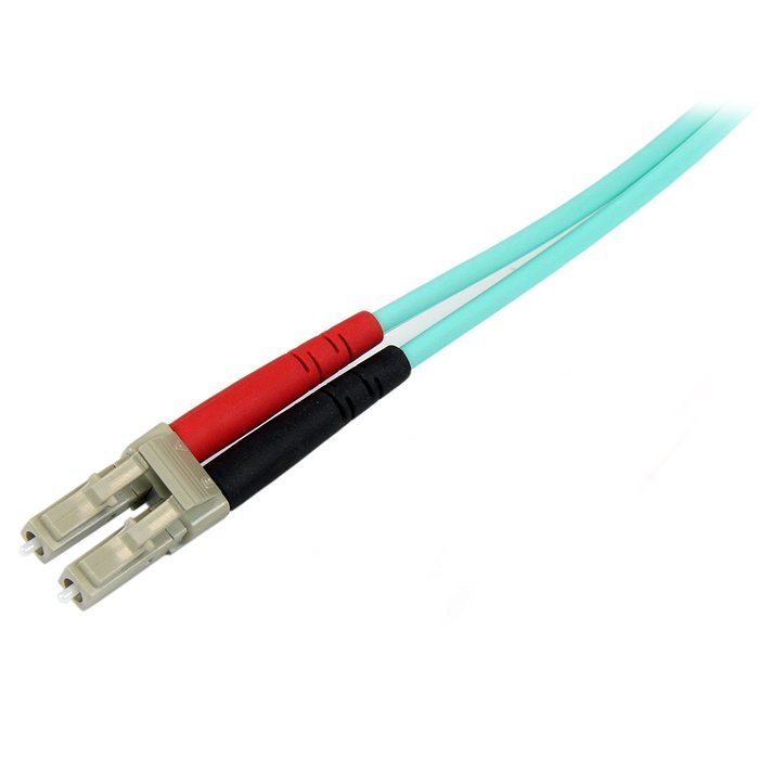StarTech.com 2m Fiber Optic Cable - 10 Gb Aqua - Multimode Duplex 50/125 - LSZH - LC/SC - OM3 - LC to SC Fiber... N3
