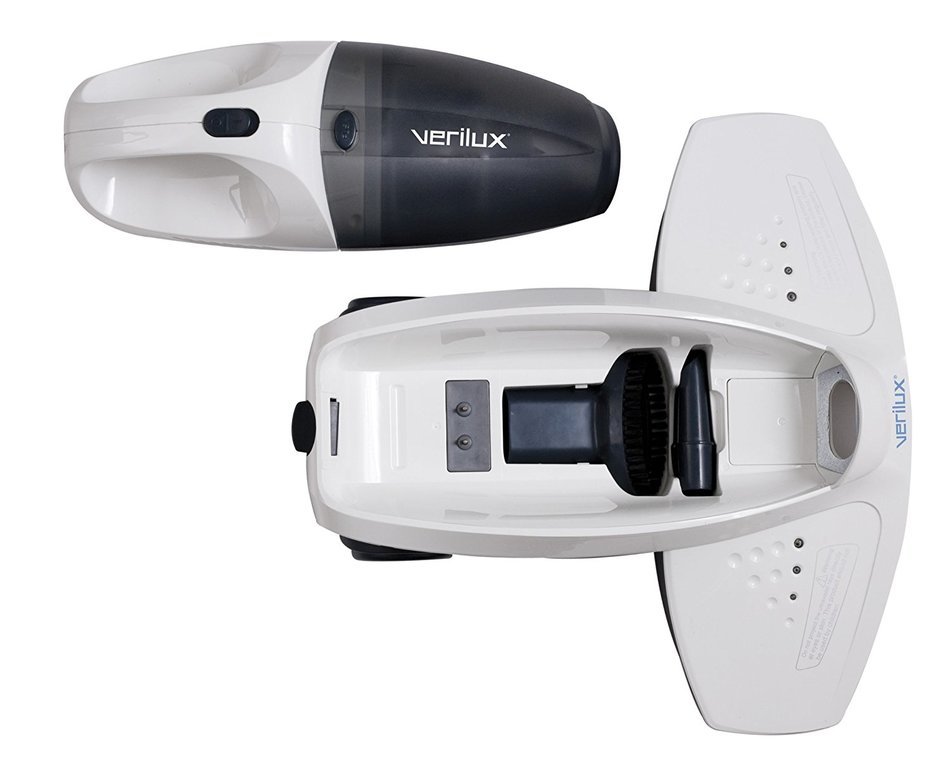 Verilux CleanWave Sanitizing Portable Vacuum, White N6