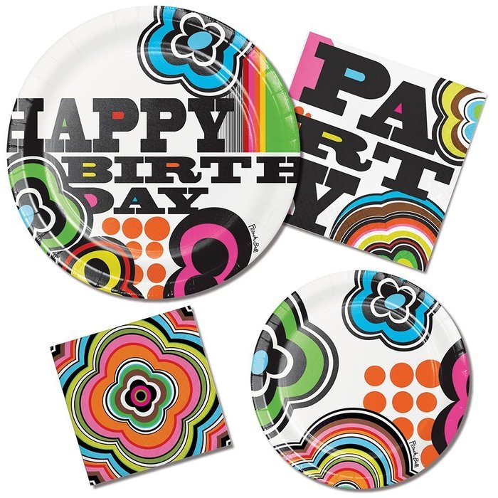 French Bull Birthday Cake- Foil Cake Banner Topper N2
