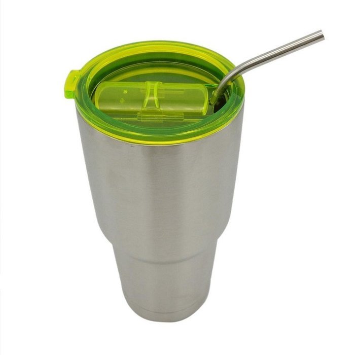 Morecome Spill And Splash Resistant Lid With Slider Closure For 30 Oz (Hot Pink) N4