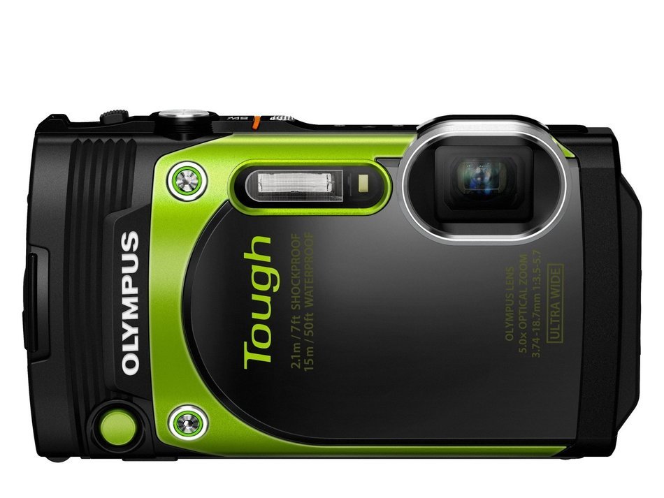 Olympus TG-870 Tough Waterproof Digital Camera (White) - International Version N7