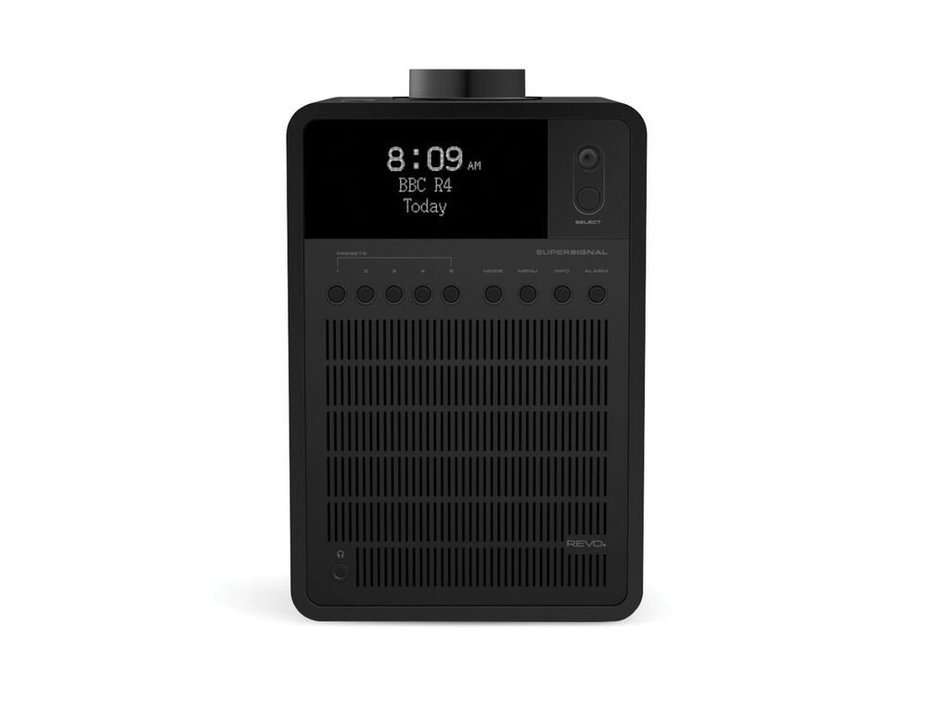 REVO SuperSignal Deluxe Radio with DAB/DAB+/FM Reception, Digital Alarm and Bluetooth Wireless Streaming - "Shadow" N4