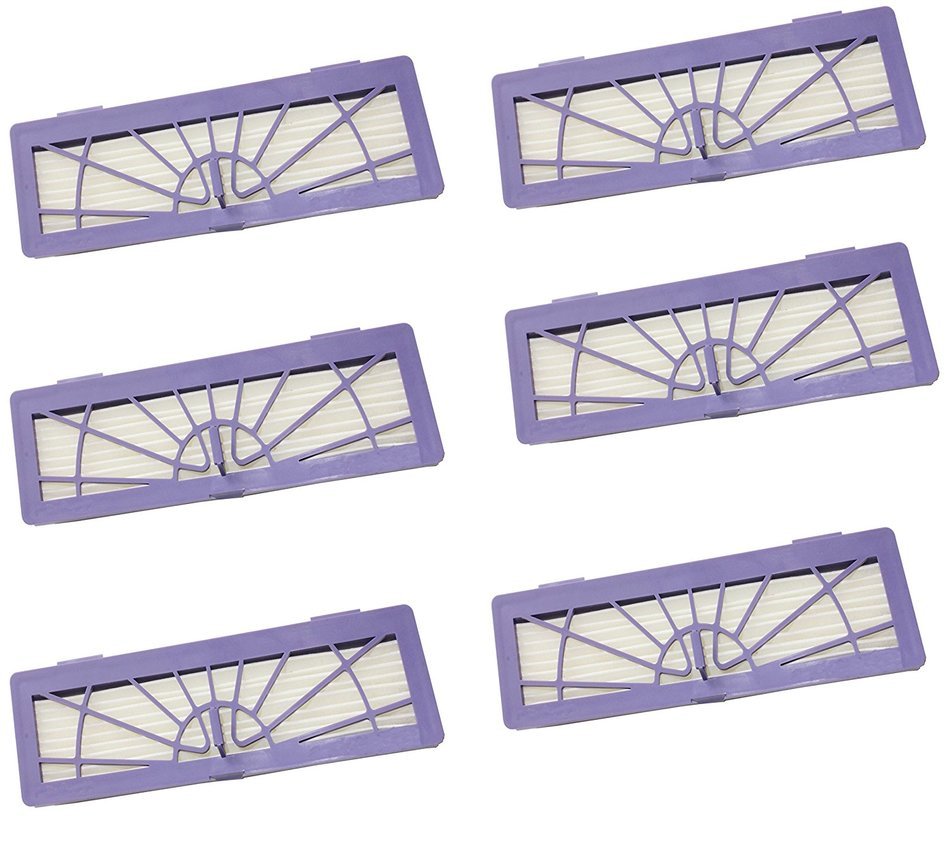 Ashon 6 Pack High-Performance Filters Replacement for Neato 945-0123 BotVac Series /Neato Botvac 70e 75 80 85...
