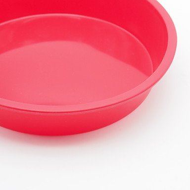 Y&XL&H Baking Silicone 8-Inch Round Cake Pan Baking Mold Non-Stick European-Grade Silicone 8.5 x 1.65-Inches