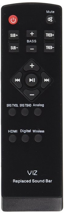 NEW Beyution Replaced Vizio Sound Bar Remote Control Fit for More Vizio Brand Sound Bar