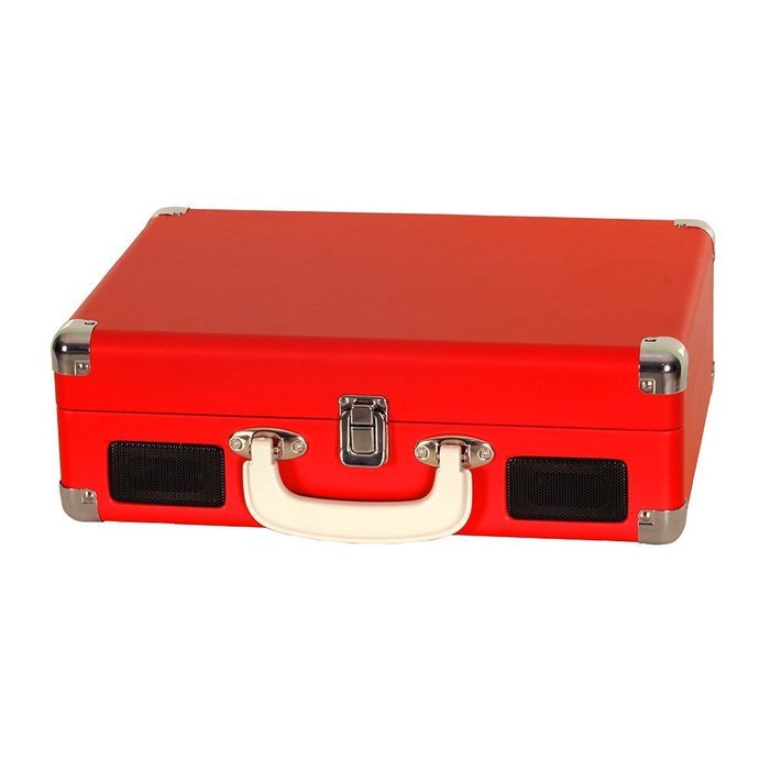 Timestorm XR-639P Belt-Drive 3-Speed Portable Stereo Bluetooth Turntable