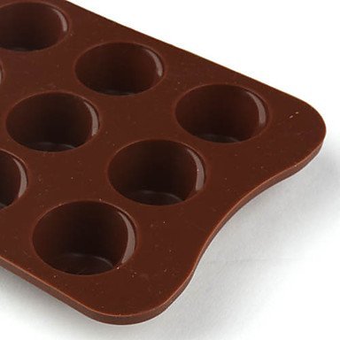 Y&XL&H Silicone Circular Hole Comma Shaped Sugarcraft Mold for Candy/Cookie/Jelly/Chocolate N5