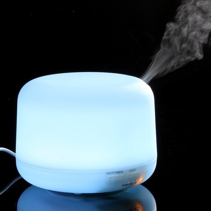 Aroma Humidifier, YESSHOW 300ml Ultrasonic Home Aromatherapy Cool Mist Humidifier 7 LED Color Changing Lights... N4