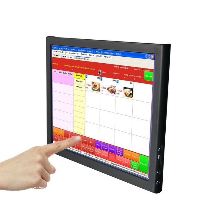 Bosstouch 17 Inch LCD Touch Screen Monitor For POS Without Stand