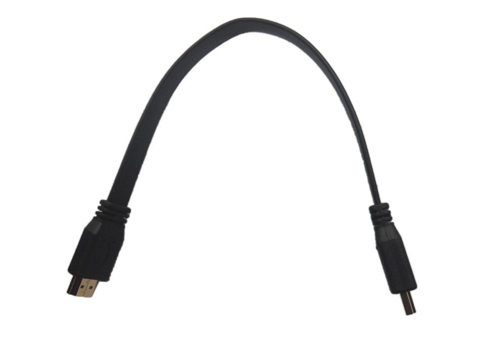 1FT HDMI High-Speed Gold Plated A male to A male Extension Flat Cable Supports 1.4 Ethernet 3D 4K - Use with DTV... N4