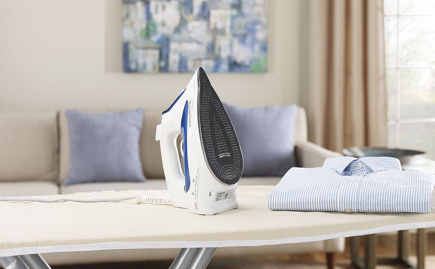 Rowenta DW2070 Effective Comfort 1600Watt Steam Iron Stainless Steel