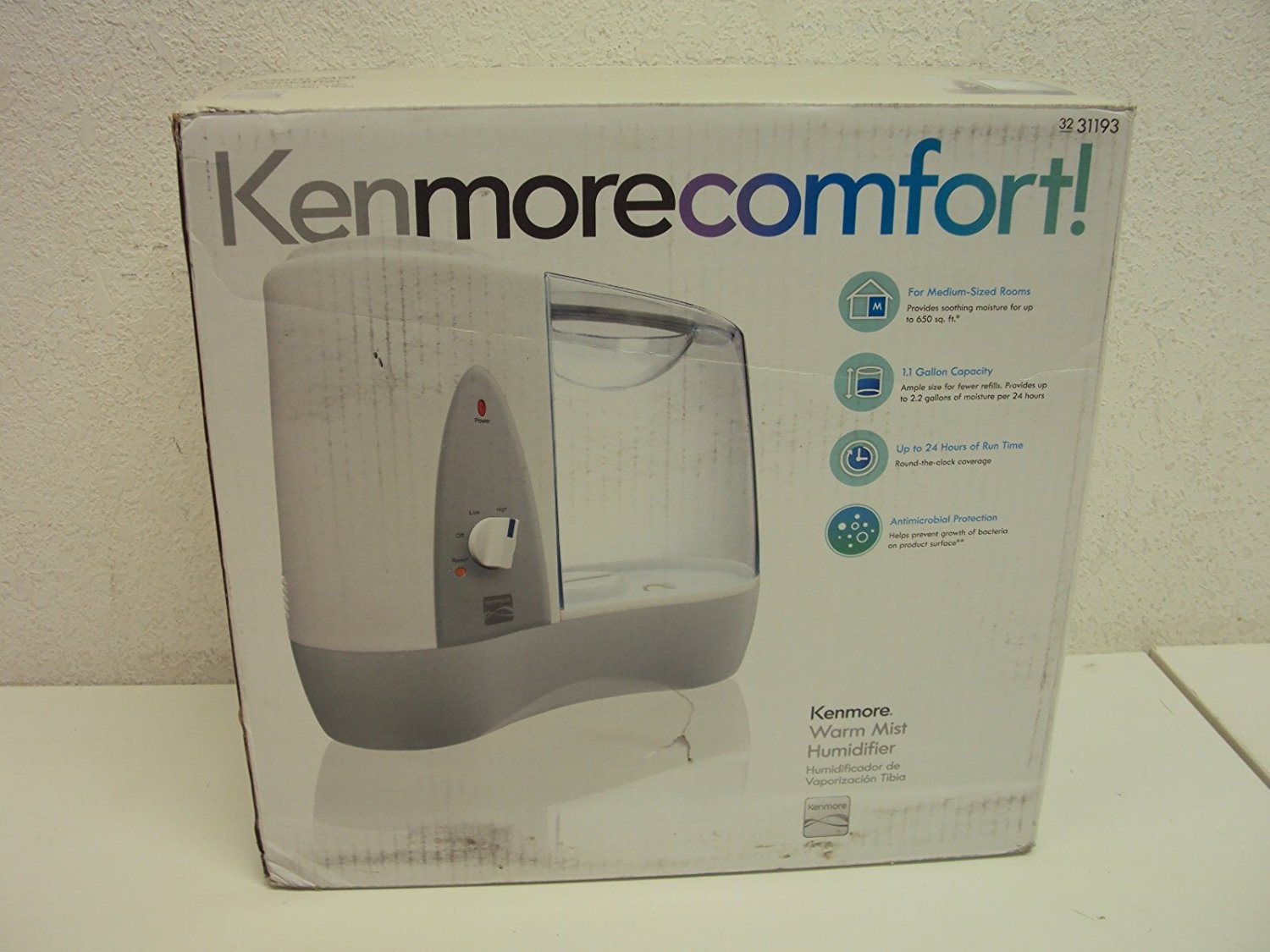 Kenmore Warmmist Humidifier 1.1 Gal. free image download