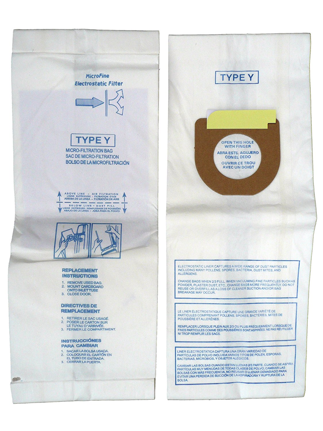 30 Hoover Allergy Vacuum Type Y Bags, WindTunnel Upright Vacuum