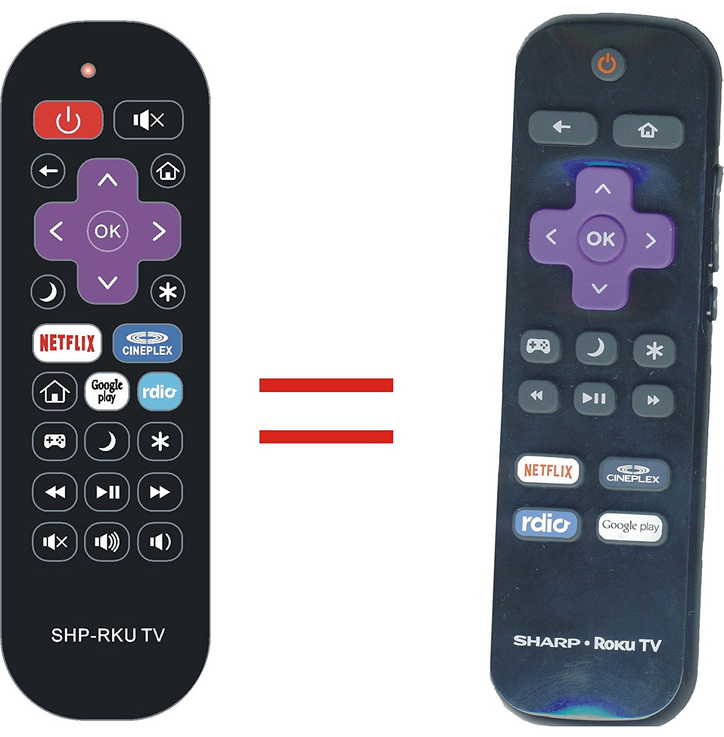 Vinabty New Replaced Remote Control Fit For Sharp Ro Ku Ready Tv Lc Lb U Lc Lb U Lc