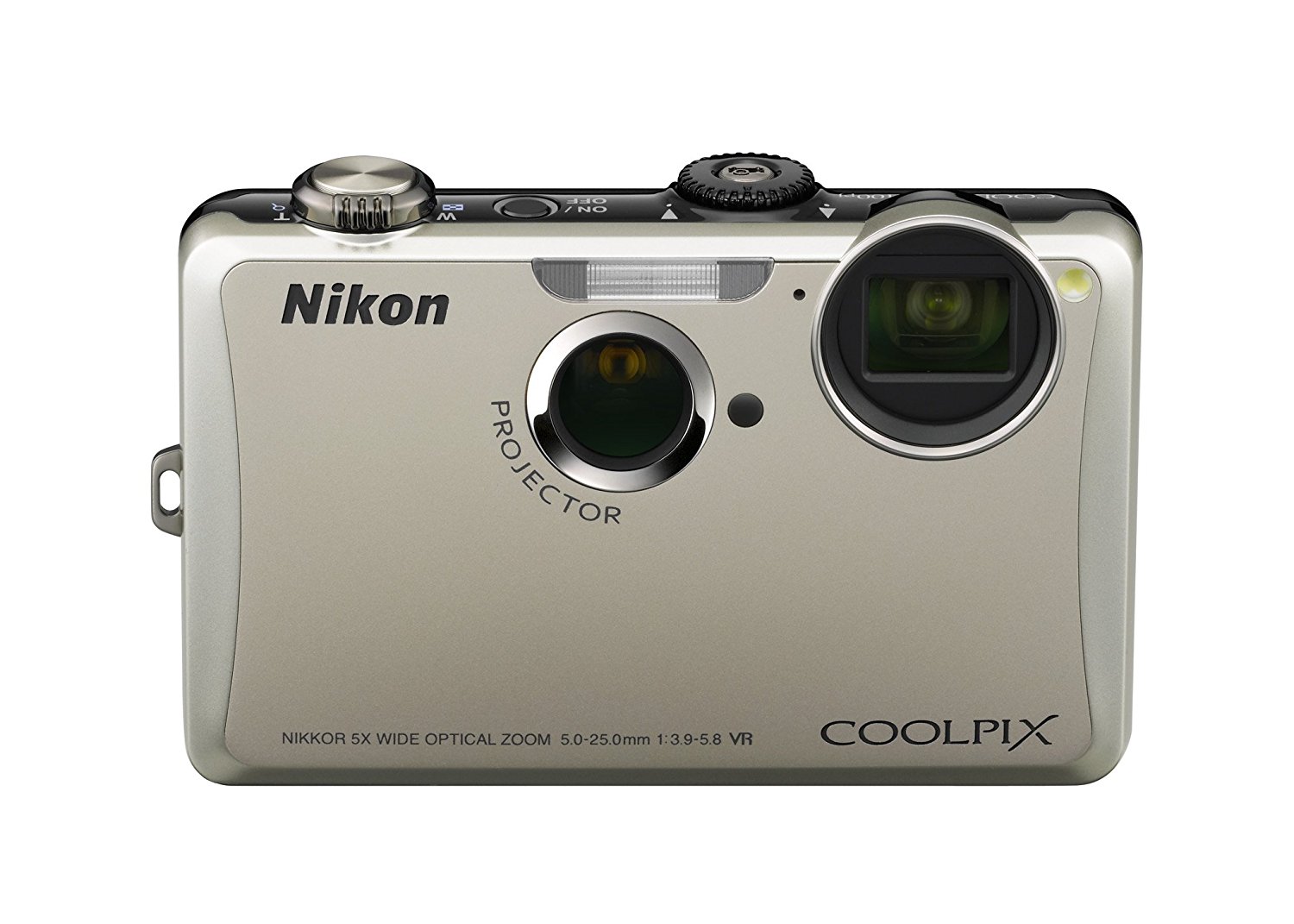 Nikon Coolpix S1100pj 14 MP Digital Camera with 5x Wide Angle Optical