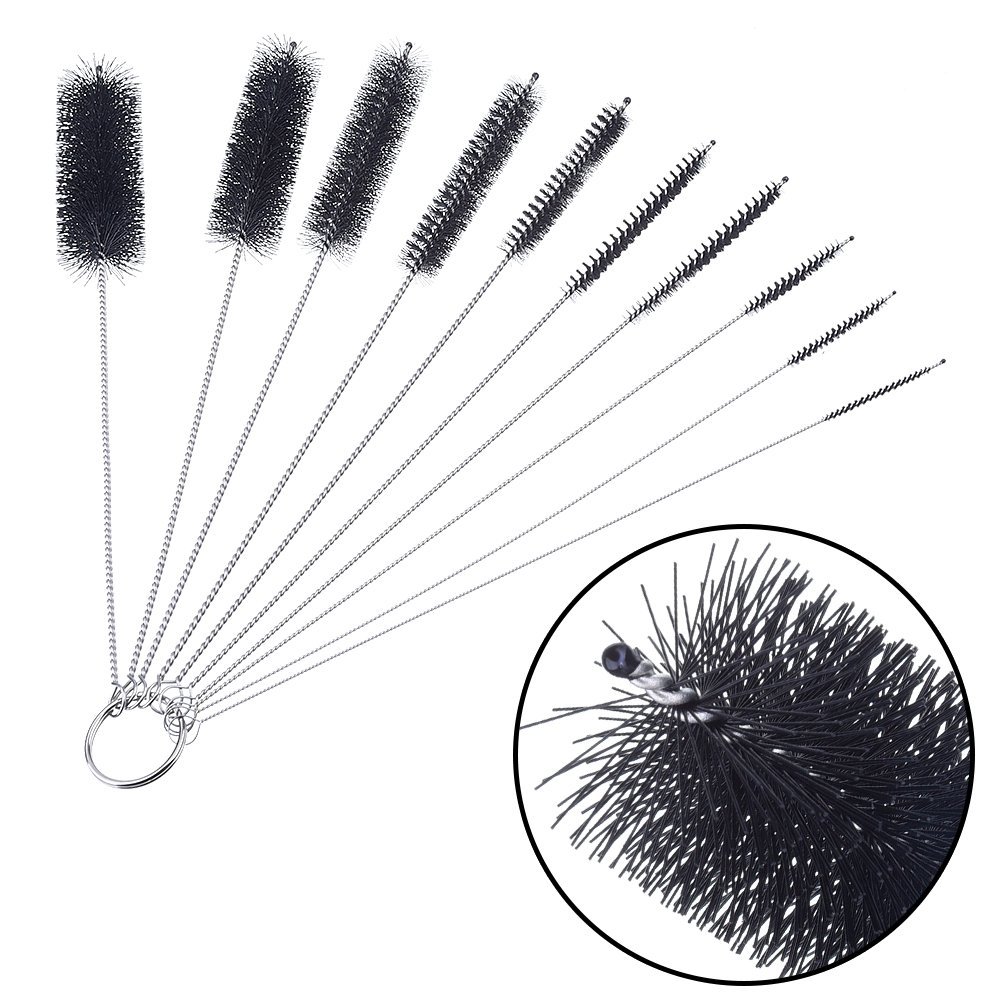 Eboot 82 Inch Nylon Tube Cleaning Brush Set Pipe Cleaning Brushes With Protective Cap 10 3709