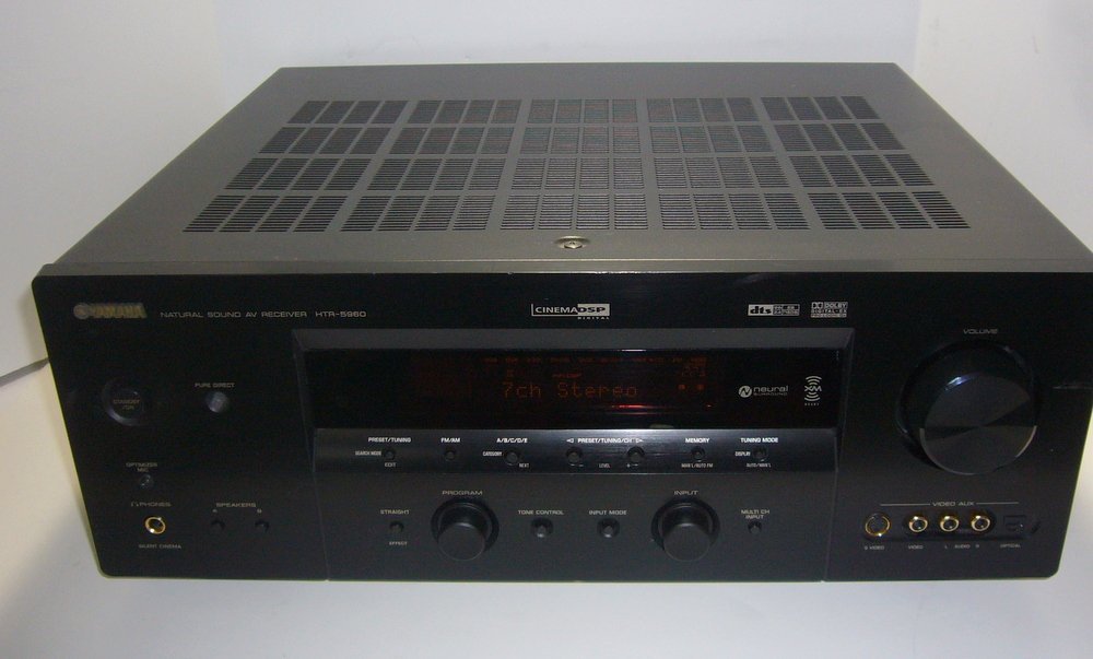 Yamaha HTR-5960 7.1-Channel Digital Home Theater Receiver (Discontinued ...