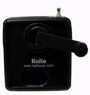 Kaito SB-1059 Mini Hand Crank AM/FM Weather Radio,Solar Power and Dynamo Power, Black