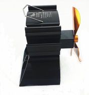 12.5cm Mini Heat Powered Stove Fan For Small Space Wood / Log Burner/Fireplace - Eco Friendly(Black) N11