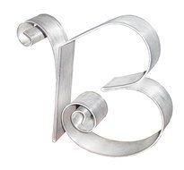 Hortense B. Hewitt Wedding Accessories Metal Scroll Cake Top, Letter M, 5-Inch Tall N5