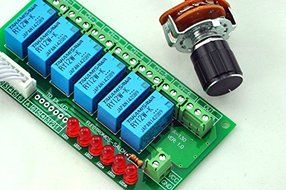 Electronics-Salon 6 Channel Unbalanced Stereo or Balanced Mono Audio Input Selector Relay Module N2