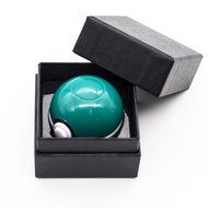 YTH Pokemon Poke ball Tobacco Mill Herb Grinder with Pollen Catcher Packaged Gift Box (Black) N21