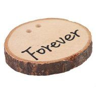 OrliverHL Wooden Rustic Forever Wedding Party Ring Pillow Cushion Rings Bearer Holder N3