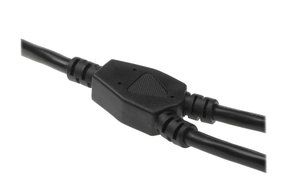 SF Cable, 1ft Outlet Saver Power Cord Splitter, 1 NEMA 5-15P to 2 NEMA 5-15R N3