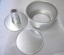 Dealglad&reg; 6 Inch Aluminum Alloy Round Hollow Chiffon Cake Mold Angel Food Cake Pan Baking Mould with Removable...