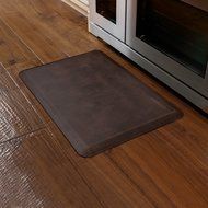 WellnessMats Antique Linen Kitchen Mat, 36&quot; by 24&quot;, Antique Light