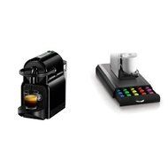 Nespresso Inissia Espresso Maker, Black and Mind Reader "Anchor"Coffee Pod Storage Drawer for 50 Nespresso Capsules...