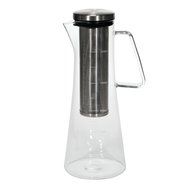 Handi Home Cold Brew Coffee Maker Brewed Ice Coffee and Tea Pitcher 1.3 Quart | 18/8 Stainless Steel Permanent... N8