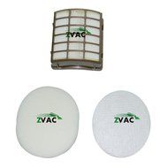 1 Shark NV80 HEPA Filter, 1 Foam Filter &amp; 1 Felt Filter; Fits NV80 Models; Part # XHF80 and XFF80 Made by ZVac