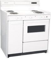 36" Electric Range with Electronic Clock, Oven Window and Light